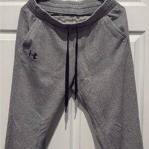 Under Armour Heather Gray Fleece Pants